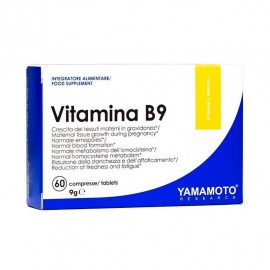 Vitamina B9 Acido Fólico 400MG 60CAPS (Yamamoto Nutrition)