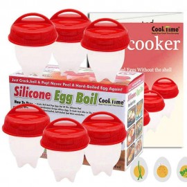 SILICONE EGG BOIL (SILICONA PARA HUEVO COCIDO) SET DE 6 PIEZAS (COOK TIME) - ()