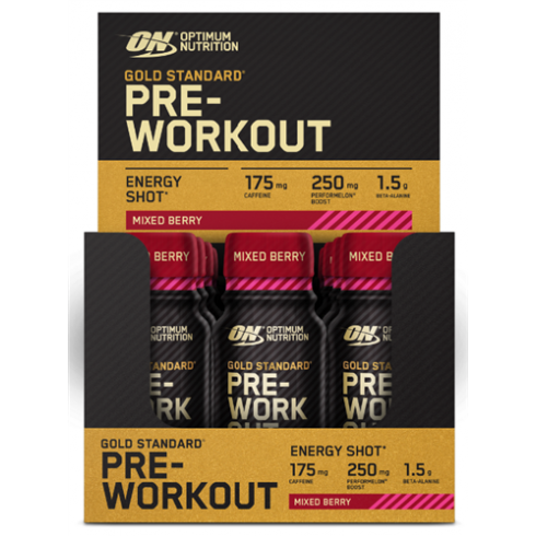 PRE-WORK ENERGY SHOT 12 UDS X 60 GR