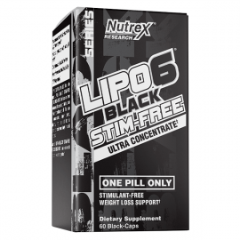 LIPO 6 BLACK STIM-FREE 60CAPS (Nutrex)