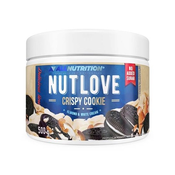 NUTLOVE CRISPY COOKIE ALMOND & WHITE CREAM (ALLNUTRITION)