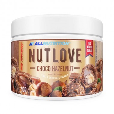 NUTLOVE CHOCO HAZELNUT AND CHOCO CREAM 500G (ALLNUTRITION)