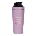 SHAKER MEZCLADOR DE ACERO INOXIDABLE "MYSELF ROSA" 800ML - (Quamtrax)