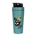 SHAKER MEZCLADOR DE ACERO INOXIDABLE "SWETT SKULL VERDE" 800ML - (Quamtrax)