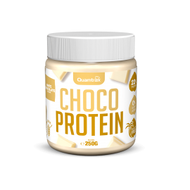 CHOCO PROTEIN WHITE CHOCO NO PALM OIL 250G - (Quamtrax)