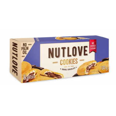 Nutlove Cookies Double Chocolate 130G (Allnutrition)