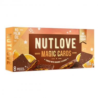 Nutlove Magic Cards Choco with Orange 104G - Allnutrition