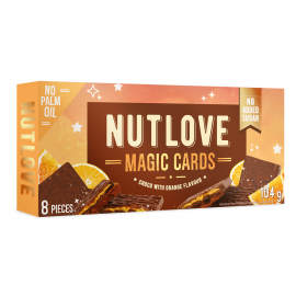 Nutlove Magic Cards Choco with Orange 104G (AllNutrition)