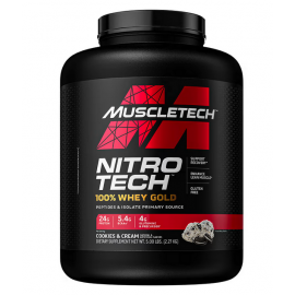 NITRO TECH 100% WHEY GOLD 2.27KG - (Muscletech)