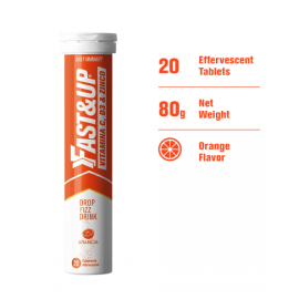 Vitamina C, D3 & Zinc Orange 20Comp. Esfervescentes (Fast & Up)