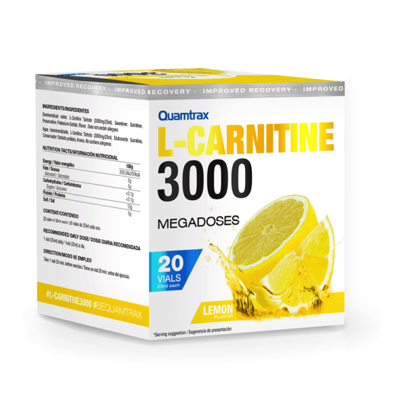 L-CARNITINE 3000 - 20 VIALES