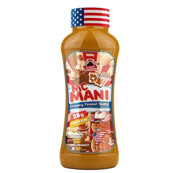 Mc Mani Soft (Crema de Cacahuete suave) 1KG (Max Protein)