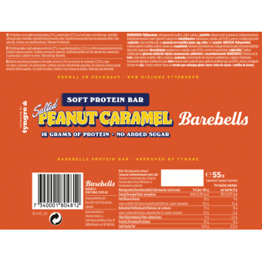 Barebells Bar Peanut Caramel 55G (Barebells)