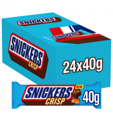 Snickers Protein Bar Crispy 12X57G (Snickers-MYMs-Mars)